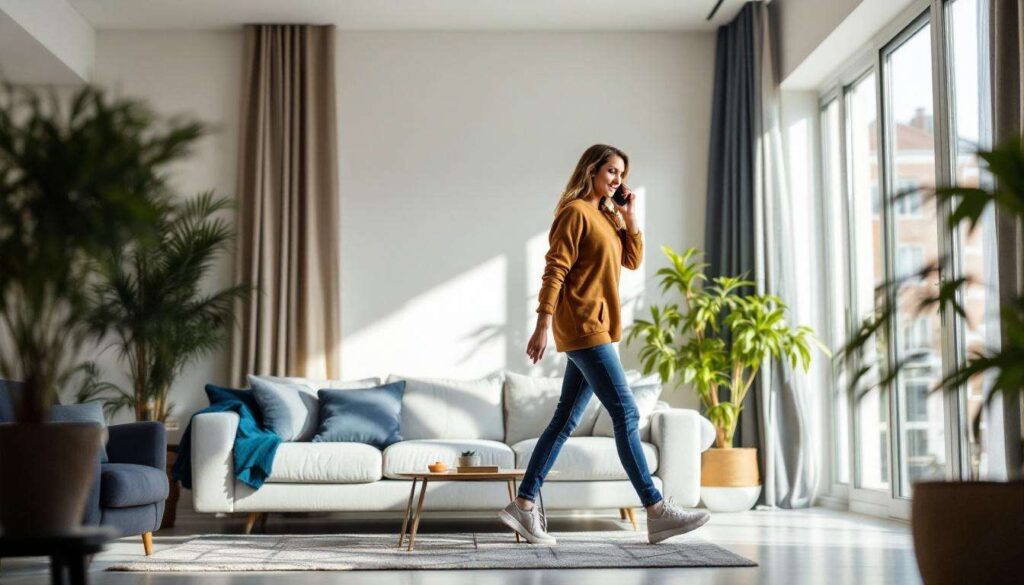 Laut Psychologie: Wer beim Telefonieren herumläuft, hat oft diesen seltenen Charakterzug