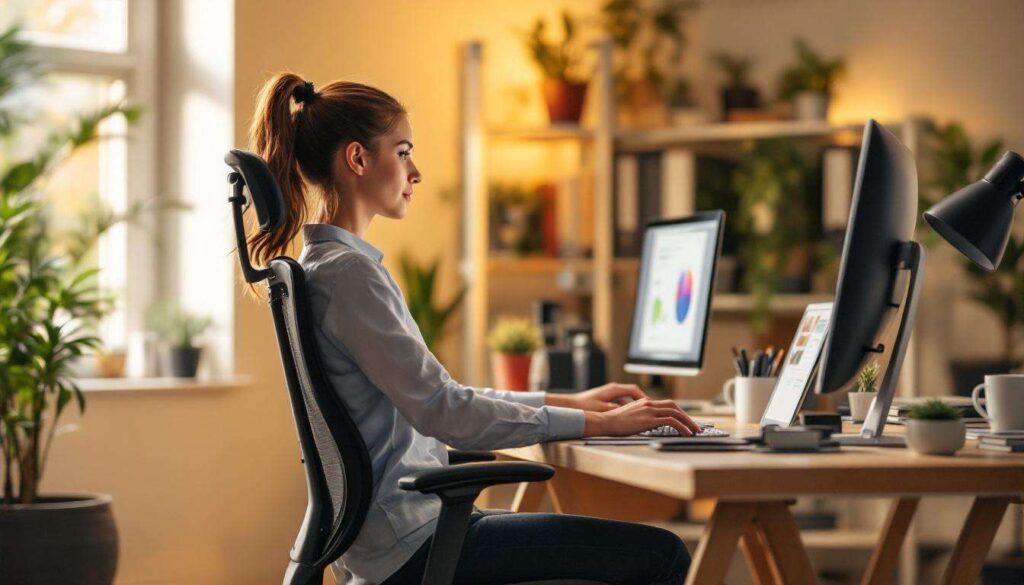 Immer dieselbe Sitzposition im Büro: Laut Verhaltensforschern ein Zeichen für diesen Typ