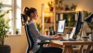 Immer dieselbe Sitzposition im Büro: Laut Verhaltensforschern ein Zeichen für diesen Typ